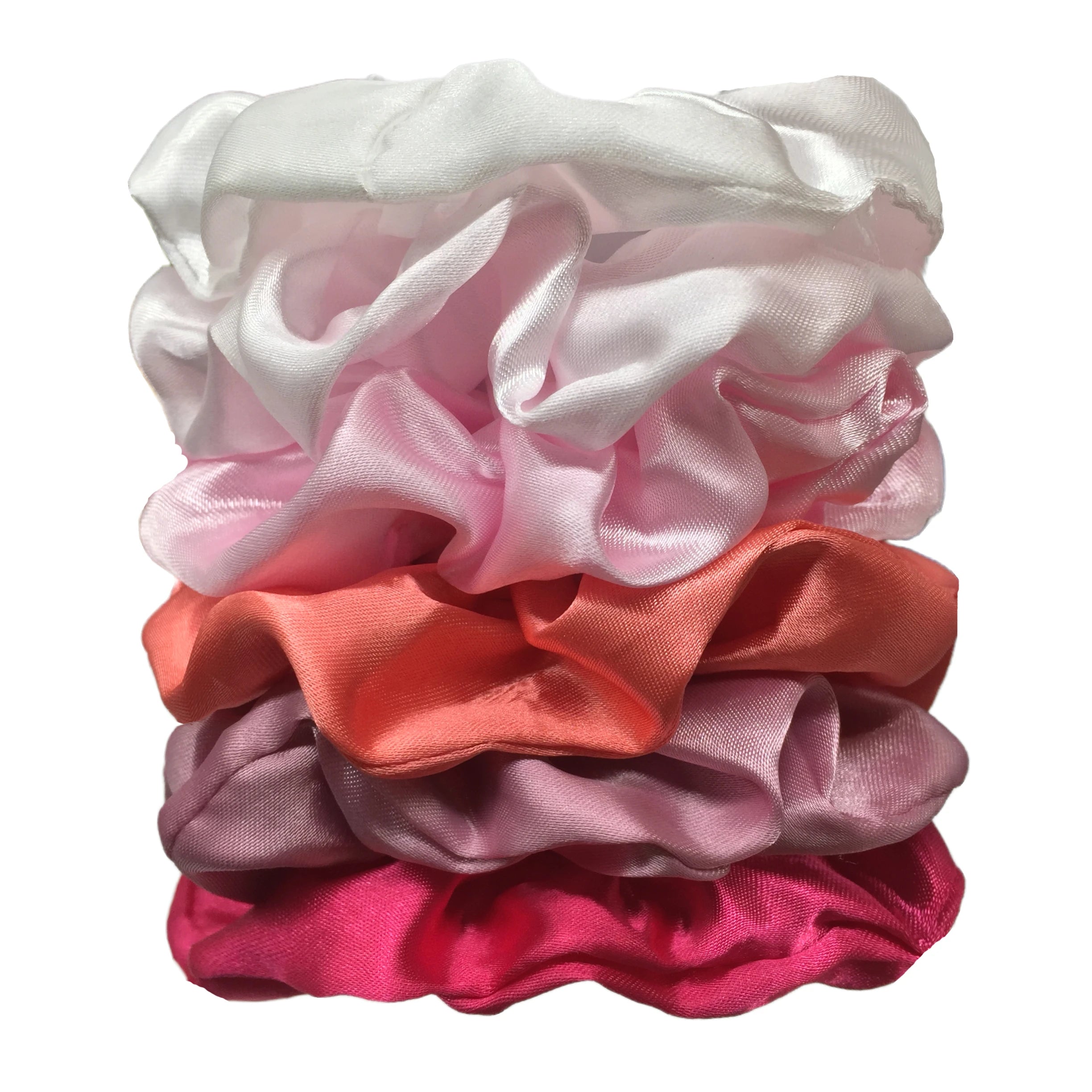 25/10//6pcs Satin Scrunchies Girls Elastic Hair Band Ponytail Holder Ties Rubber Bands Fashion Women Accessories Solid Scrunchy