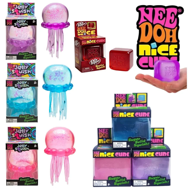 Jellyfish X Cube Squish Toy