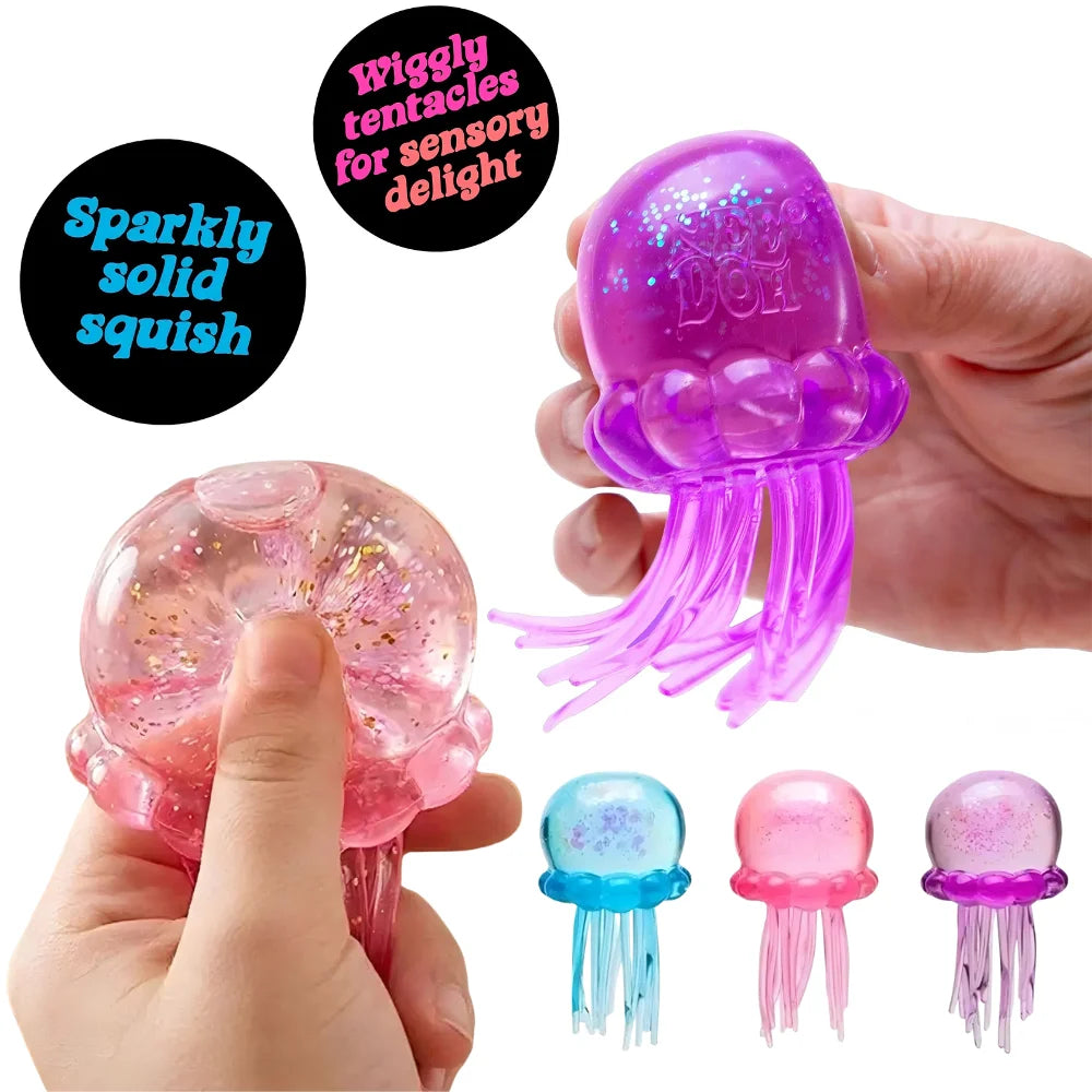 Jellyfish X Cube Squish Toy